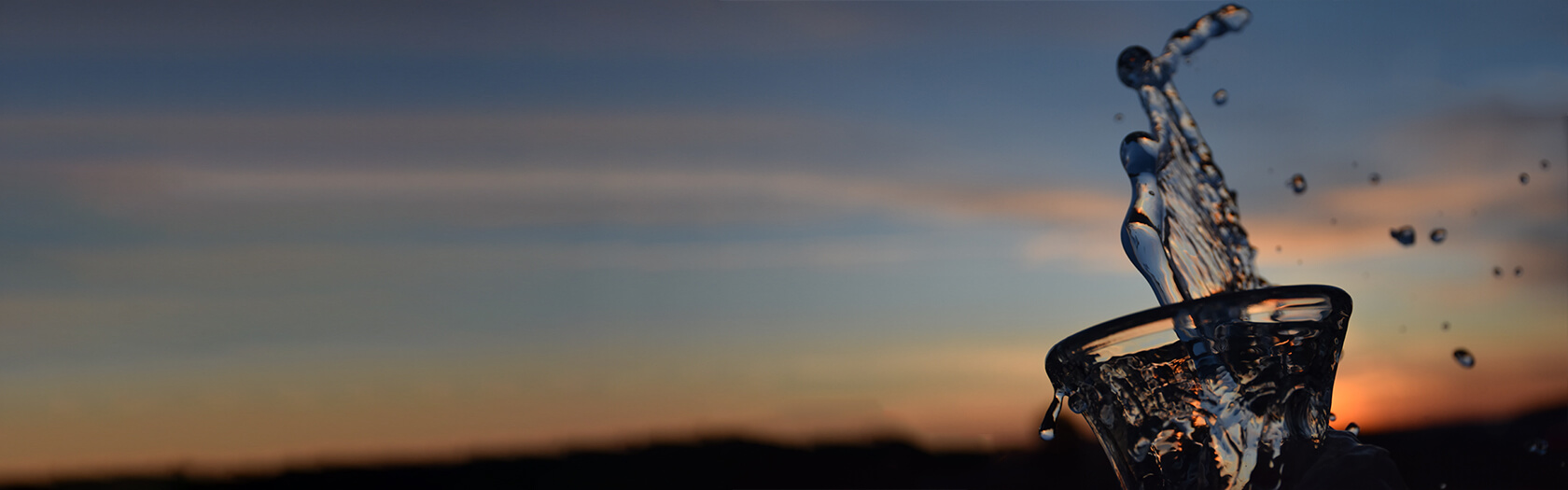 'Aqua Capri' Trinkflasche - Banner 