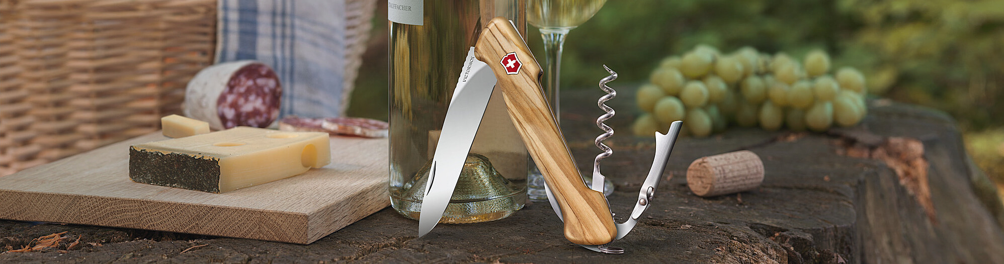 'Wine Master Wood' Victorinox Schweizer Taschenmesser - Banner 