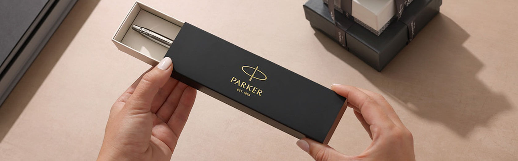 Parker Jotter Recycled Kugelschreiber Schwarze Mine - Banner 
