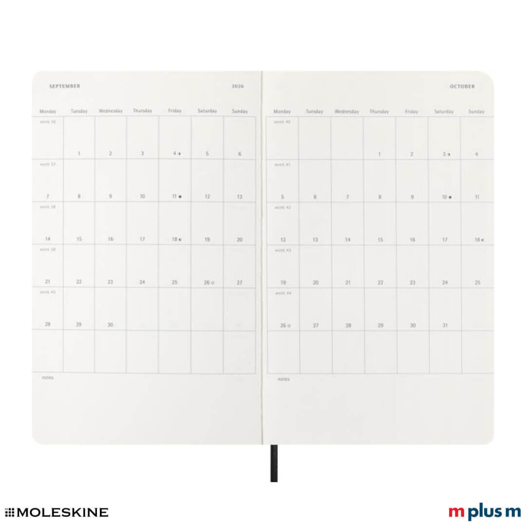 Tageskalender L 2027 Moleskine Softcover