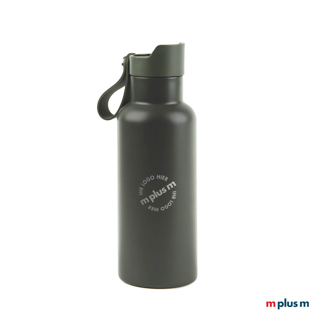 Balti Thermosflasche aus Edelstahl mit Logo bedruckt als nachhaltiges Werbegeschenk