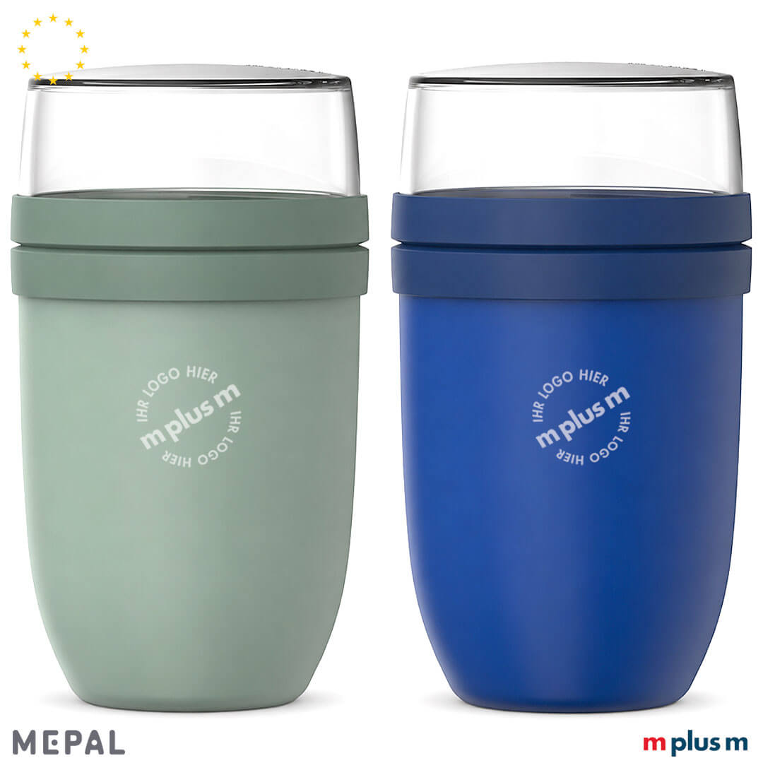 Extragroßer Müslibecher von Mepal: Ellipse Lunchpot 700 + 300 ml