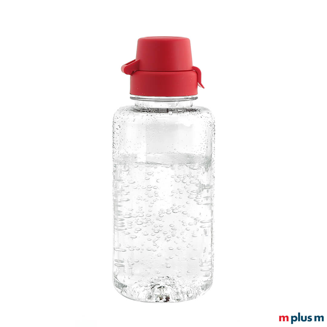Rote Sportflasche mit Ihrem Logo bedrucken