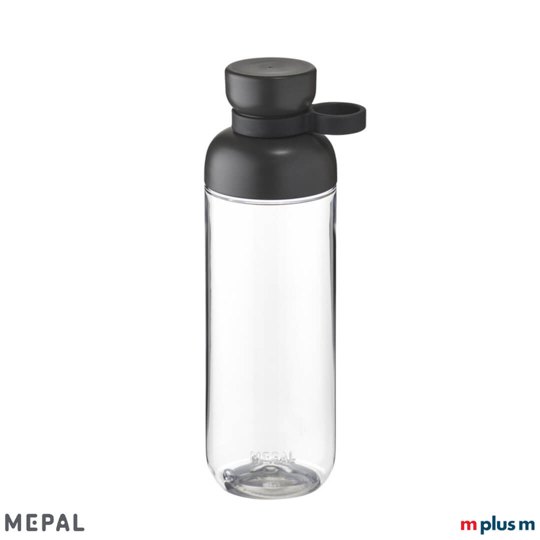 Schwarze Trinkflasche von Mepal als nachhaltiges Werbemittel
