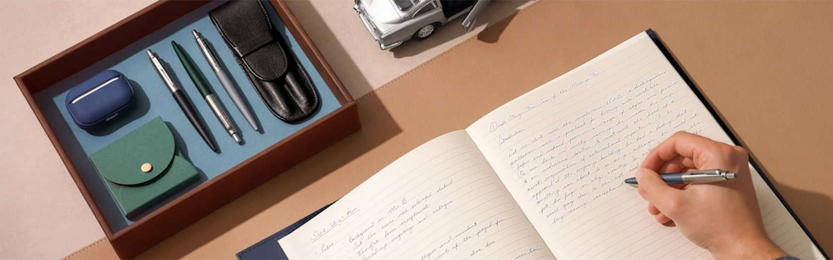 Parker Jotter Recycled Kugelschreiber Blaue Mine - Banner 